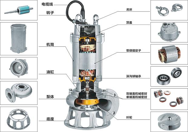 WQP不鏽鋼潛水好色先生APP下载安装結構圖
